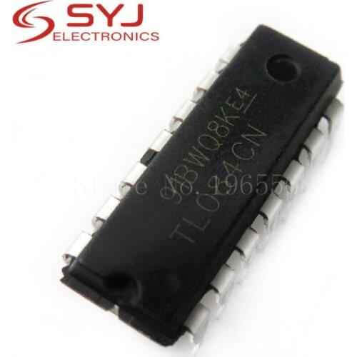 10pcs/lot TL084CN DIP14 TL084 DIP 084CN DIP new and original IC In Stock