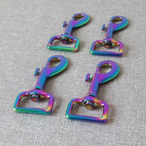 20Pcs 25mm Webbing Metal Lobster Clasp Belt Buckle DIY Bag Dog Leash Leads Strap Clip Sewing Accessory Strong Hardware Snap Hook