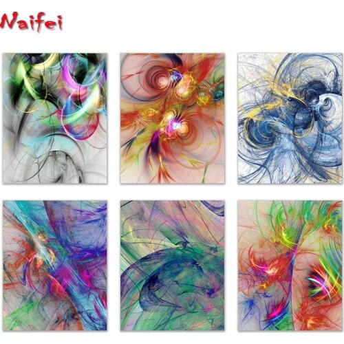 5d Diamond Embroidery Icons Rhinestones Pictures Diamond Painting Full Square Drill "Infinity Creations Colorful Abstract Art"
