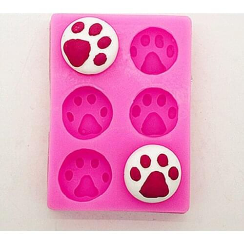 6 Cat Claw Chocolate Mold Cake Decorative Mold Silicone Mold P839