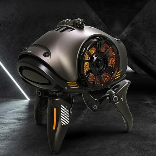 Mechanical Bug Wireless Speaker TWS Bluetooth 5.0 Stereo Subwoofer Lighting Built-in Microphone Supports Multiple Playback Modes