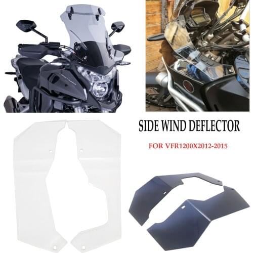 FOR Honda VFR1200X VFR 1200 X 2012-2015 NEW Motorcycle Accessories Crosstourer Side Windshield Windscreen Wind Deflector