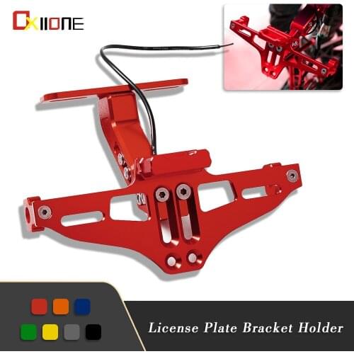 For Honda CB500 REBEL CMX250C CA250 CB190R NSR125 CB250R CBR125R CBR150R CBR250R Motorcycle License Plate Bracket Holder
