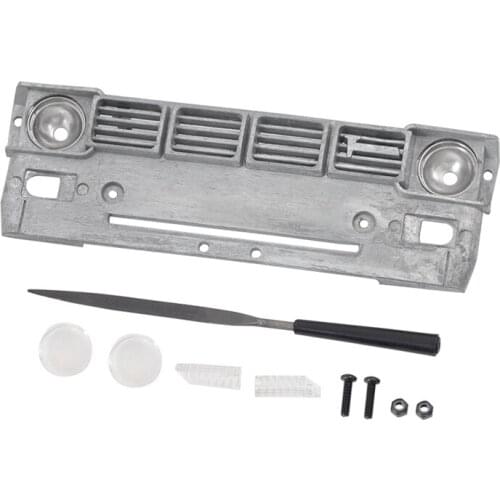 Metal Hollow Air Intake Net Pig Face Upgrade Accessories for 1:10 RC Crawler TAMIYA Bruiser Hilux TF2 Pickup Parts