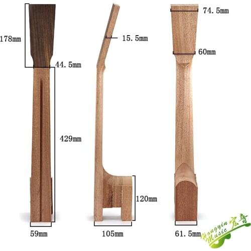 MT folk guitar Neck peach blossom core 650 strings long head hilt connected to the neck material