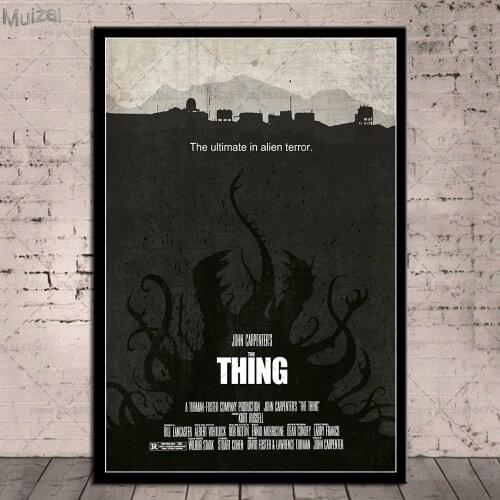 Posters and Prints John Carpenter The Thing Horror Movie Wall Art Poster Canvas Painting Pictures for Home Decoration