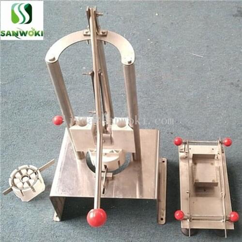 Manual Stainless steel pineapple peeling coring machine ananas skin peeler and core removing machine with pineapple cutter