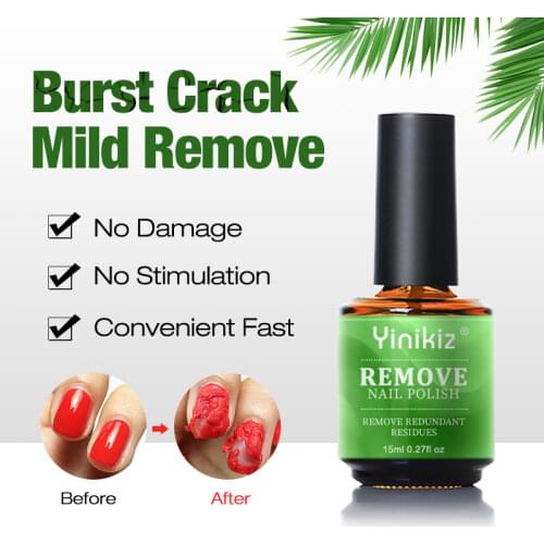 Healthy Fast Nail Remover Gel Magic Burst Polish Remover Gel Soak Off UV Gel Nail Cleaner Zero Damage Nail Polish Remover