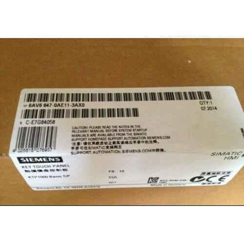 1PC New Siemens 6AV6647-0AE11-3AX0 6AV6 647-0AE11-3AX0 KTP1000 Basic Panel