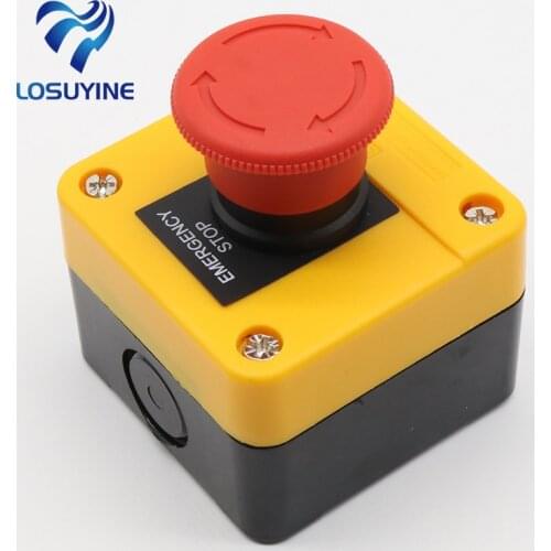 1NO+1NC e-stop push button switch emergency stop switch