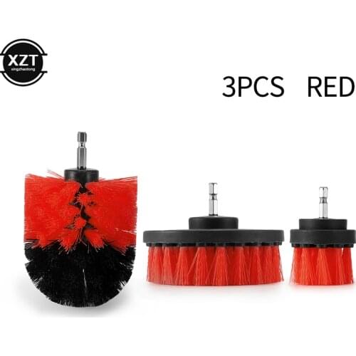 3Pcs Drill Brush Cleaner Kit Power Scrubber for Cleaning Bathroom Bathtub Cleaning Brushes Scrub Drill Car Cleaning Tools