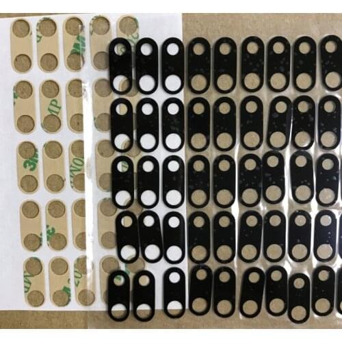 500pcs /lot For iPhone 6g 6S 6 Plus 6S 7 7g 8 8g plus X XR XS MAX 4.7" 5.5" Back Rear camera Glass lens with sticker adhesive