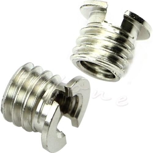 1Pc 1/4" To 3/8" Camera Screw Nut Connecting Adapter Tripod Converter Supports