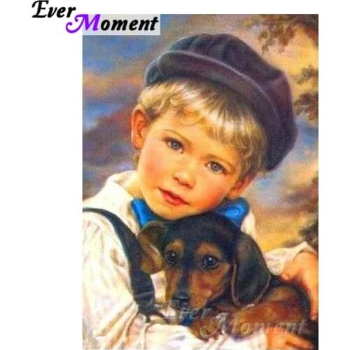 Ever Moment Diamond Painting People Cross Stitch 5D DIY Rhinestones Mosaic Diamond Embroidery Home Decorations ASF1277