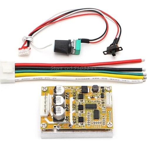 350W 5-36V DC Motor Driver Brushless Controller BLDC Wide Voltage High Power Three-phase Motor Controller