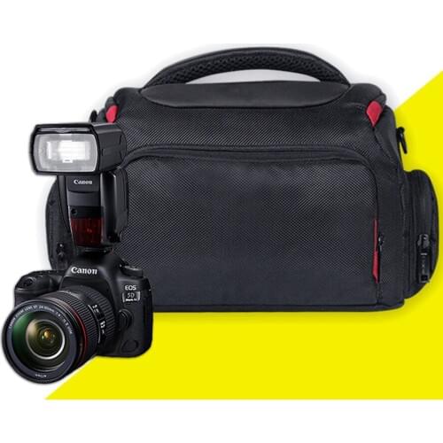 L/M/S Waterproof Camera Case Bag Travel Shoulder Bag for Canon EOS 5D Mark IV 6D 7D 80D 70D 760D 750D Nikon Sony SLR DSLR Camera