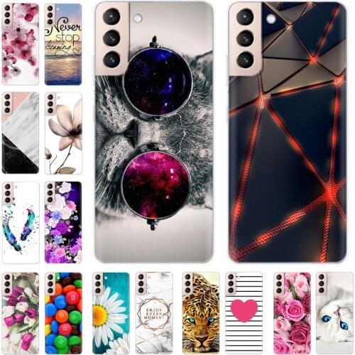 For Samsung Galaxy S21 Ultra Case Soft Silicon TPU Phone Back Case Cover for Samsung Galaxy S21 Plus 5G S 21 Silicone Phone Case
