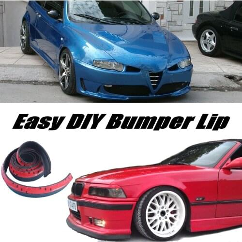 NOVOVISU Bumper Lip Deflector Lips For Alfa Romeo 147 / GTA AR Front Spoiler For TOPGEAR Friends Car Tuning / Body Kit / Strip