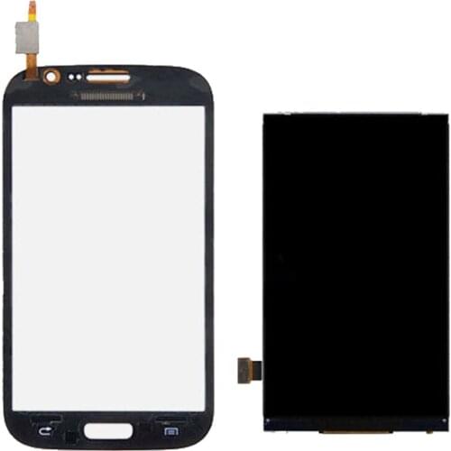 For Samsung Galaxy Grand Neo Plus i9060i Black / White Touch Screen Digitizer Panel Glass + LCD Display Monitor