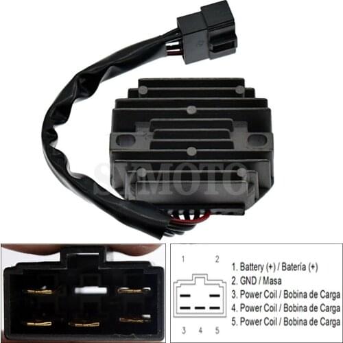 For Suzuki AN400 AN250 Burgman Skywave 250 400 GS500 GSF250 GSF400 GS850 GSXR400 GK76 79A 7BA Bandit Voltage Regulator Rectifier