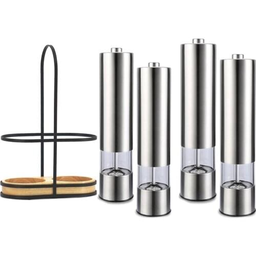 HOT Electric Pepper Grinder, Rechargeable ​or Pepper Mill Automatic Pepper Grinder Set for Kitchen Home Barbecue