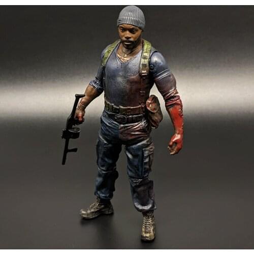 Wolking Dead Figures Residents Evil 8 Tyreese Zombies 5inch Joint Movable Doll Action Figures Model Table Ornament Macfarlane