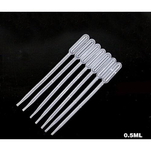 Model Painting Coloring Tool Plastic Anti-corrosion Dropper Straw Paint Suction 0.5ML Paint Drain