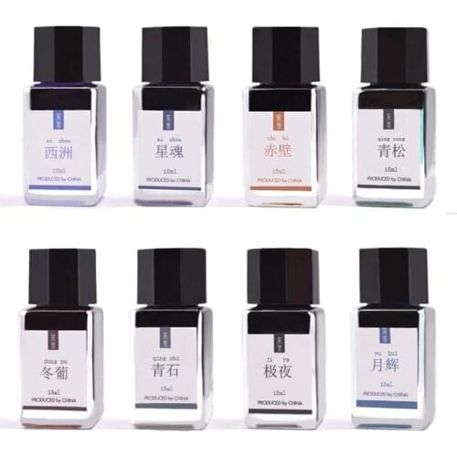 18ml Smooth Colorful Liquid Ink Bright Comics Ink Refill Ink Pen Carbon Office for School Students