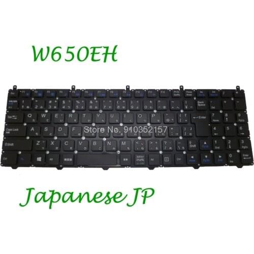 Keyboard For CLEVO W650EH MP-12N73J0-430 MP-12N70J0-430 6-80-W6500-212-1 Japanese JP Without Frame