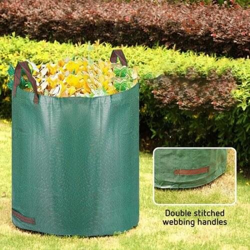 Garbage Storage Bag Can Be Reused Garden Leaf Collection Container Portable Garbage Bag Garden Garden Leaf Bag