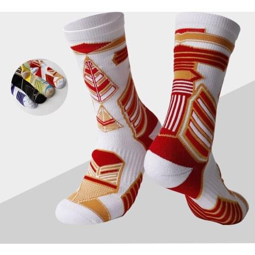 2021 New Long Tube Basketball Socks Thick Towel Socks Elite Sports Socks Non-Slip Wear-Resistant Socks Mens Football