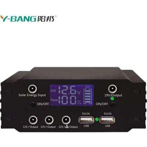 New product with USB port large capacity DC output 5V/12V/19V 40AH solar power storage panel lithium battery