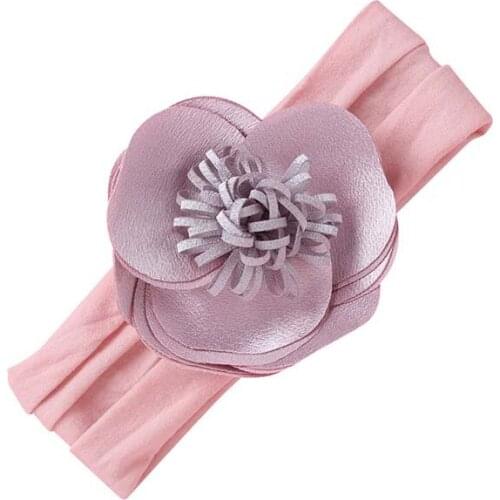 Oaoleer Lovely Baby Headband Cotton Turban Flower Newborn Headbands Stretch Turban Head Wrap children Girls Hair Accessories