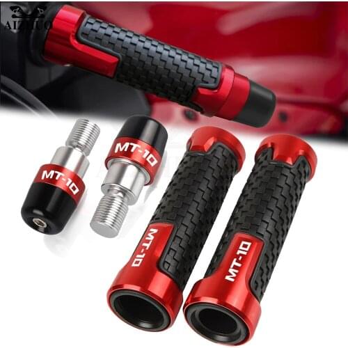 Motorcycle FOR YAMAHA MT10 2016-2020 2017 2018 2019 MT 10 SP Accessories Handlebar Grips Handle Bar Cap End Plug CNC 7/8"22mm