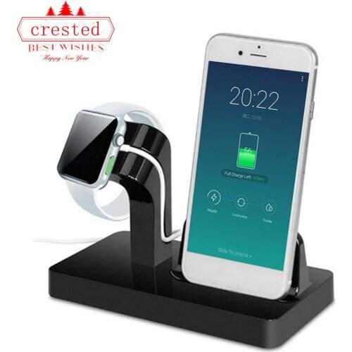 2in1 Stand For Apple watch charger 5 4/3/2/1 iwatch Band IPhone X 8 7 7/8 Plus 6S 6 Plus 6S 5S magnetic charger station