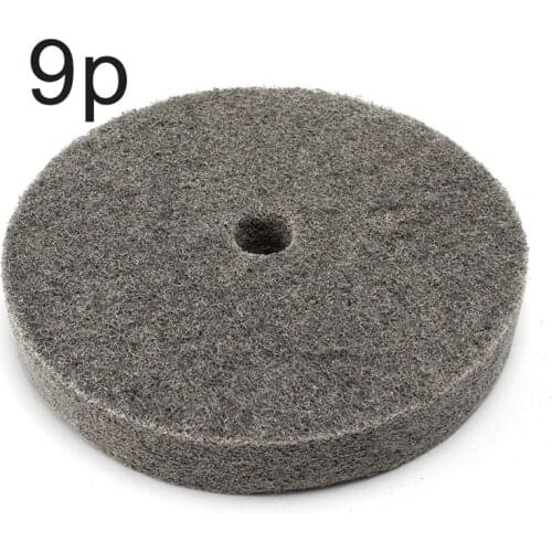 1Pc 6 Inch 150mm 5P/7P/9P Fiber Polishing Buffing Wheel Nylon Abrasive Disc For Bench Grinder Rotary Tool
