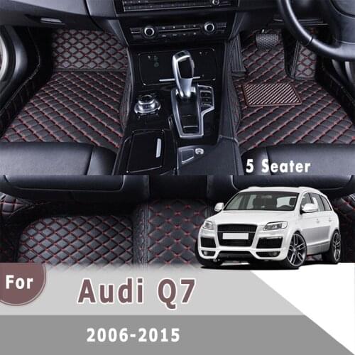 RHD Carpets For Audi Q7 2015 2014 2013 2012 2011 2010 2009 2008 2007 2006 (5 Seats) Car Floor Mats Auto Accessories Interior