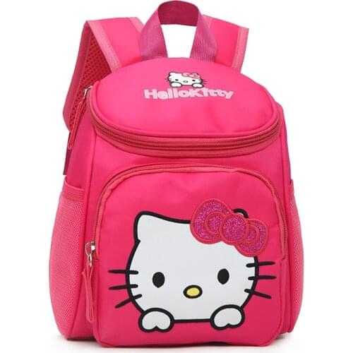Hello kitty Backpack School Bag Ash Pikachu School Backpacks Plush Collection Toys gift Travel School Bag Mochila