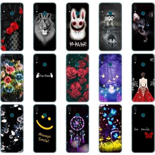 Silicon Case For Huawei Y9 2019 Case Soft TPU Back Phone Cover For Huawei Y9 prime 2019 coque etui bumper 360 protective shell