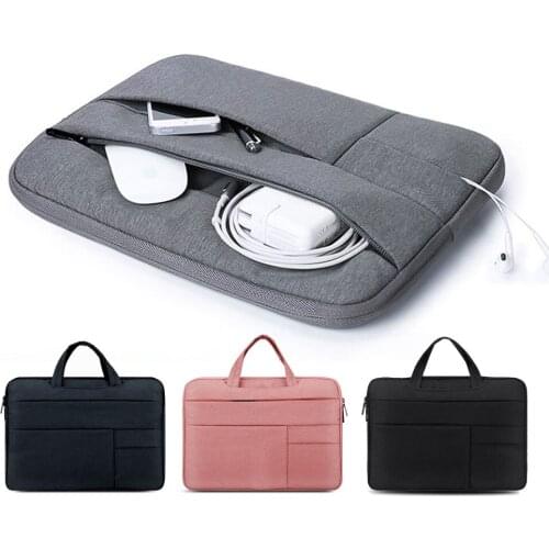 Laptop Bag Case For MacBook Air Pro Mac Book 13.3 13 15 15.4 15.6 16 inch Huawei Matebook D 14 Computer Sleeve Cover Accessories