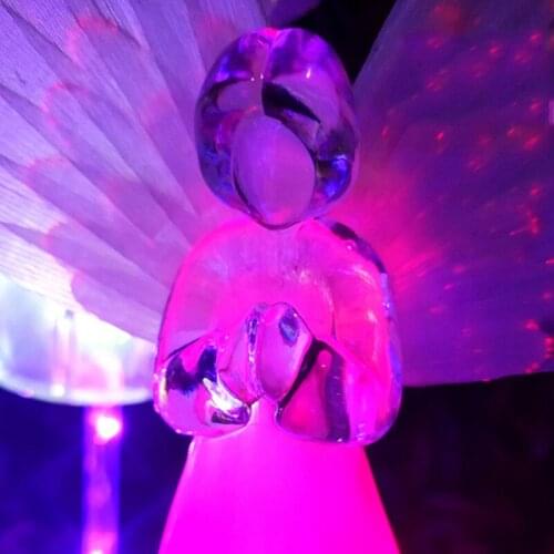 Led Garden Solar Angel Light Outdoor Waterproof Villa Courtyard Decorative Simulation Angel Solar Garden Lamp For Country House