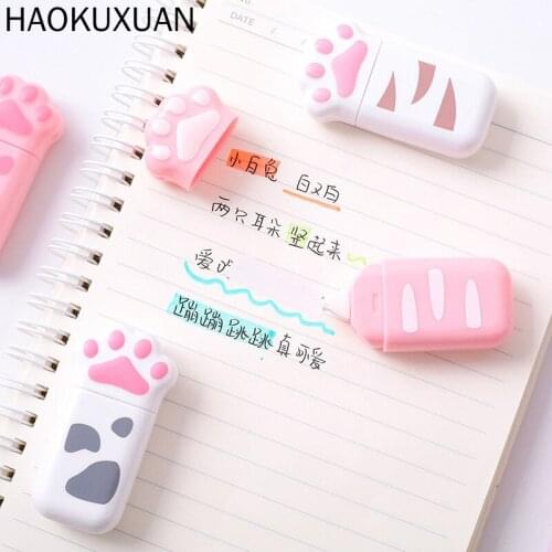 Cat Claw Portable Correction Tape White Out Corrector Gift Stationery Student Prize School Office