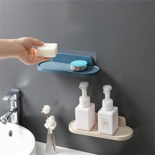 Bathroom Corner Storage Rack Organizer Shower Wall Shelf with Suction Cup Kitchen Bathroom Shelves