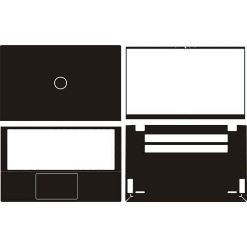 Carbon fiber Vinyl Laptop Sticker Skin Decals Cover Protector for Dell Inspiron 5300 VOSTRO 5300 13.3"