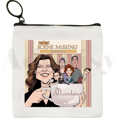 Gilmore Girls Coffee Lukes Dinner Funny Wallets Coin Pocket Vintage Male Purse Function Boy and Girl Wallet with Card Holders