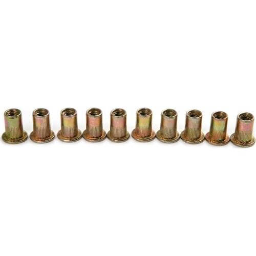 10PCS M10 Fastener tools professional electrical wood metal Rivets High Quality Zinc Cylindrical Rivet remaches
