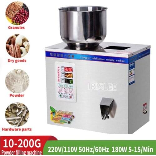 20-200g Granular Powder Filling Machine Automatic Weighing Machine Filling Wolfberry Seed Tea Powder Packaging Machine220v/110v