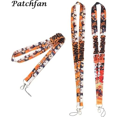 AD285 Patchfan Fashion Anime Necklack Lanyard Key Gym Strap Multifunction Mobile Phone Decoration