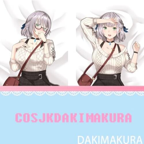 Anime Dakimakura VTuber HD Print Pillowcase Body Hugging Pillow Case Cover Cushion Exquisite Cosplay Decoeative Christmas Gift