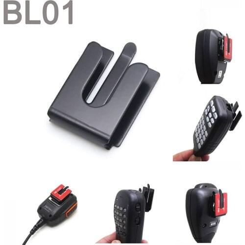 BL-01 Car Mobile Radio Hand Microphone Metal hook for Yaesu kenwood Motorola TYT QYT Baofeng Car mobile Transceiver Universal